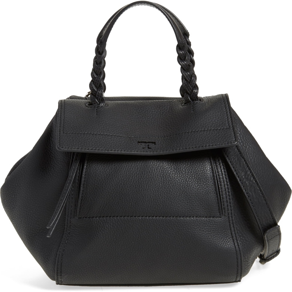 Tory Burch Leather Mini Half Moon Bag + Duster